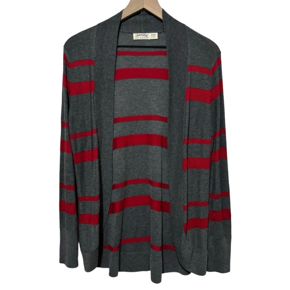 Faded Glory Open Front Cardigan Sweater Long Sleeves Women’s Size Medium